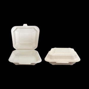Cornstarch Bio-Plastic clamshell Box