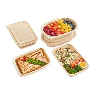 4 Compartment Food box with lid