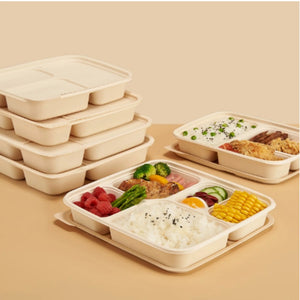 4 Compartment Food box with lid
